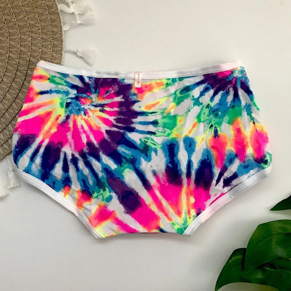 Victoria’s Secret PINK Cotton Boyshort Tie Dye NEW